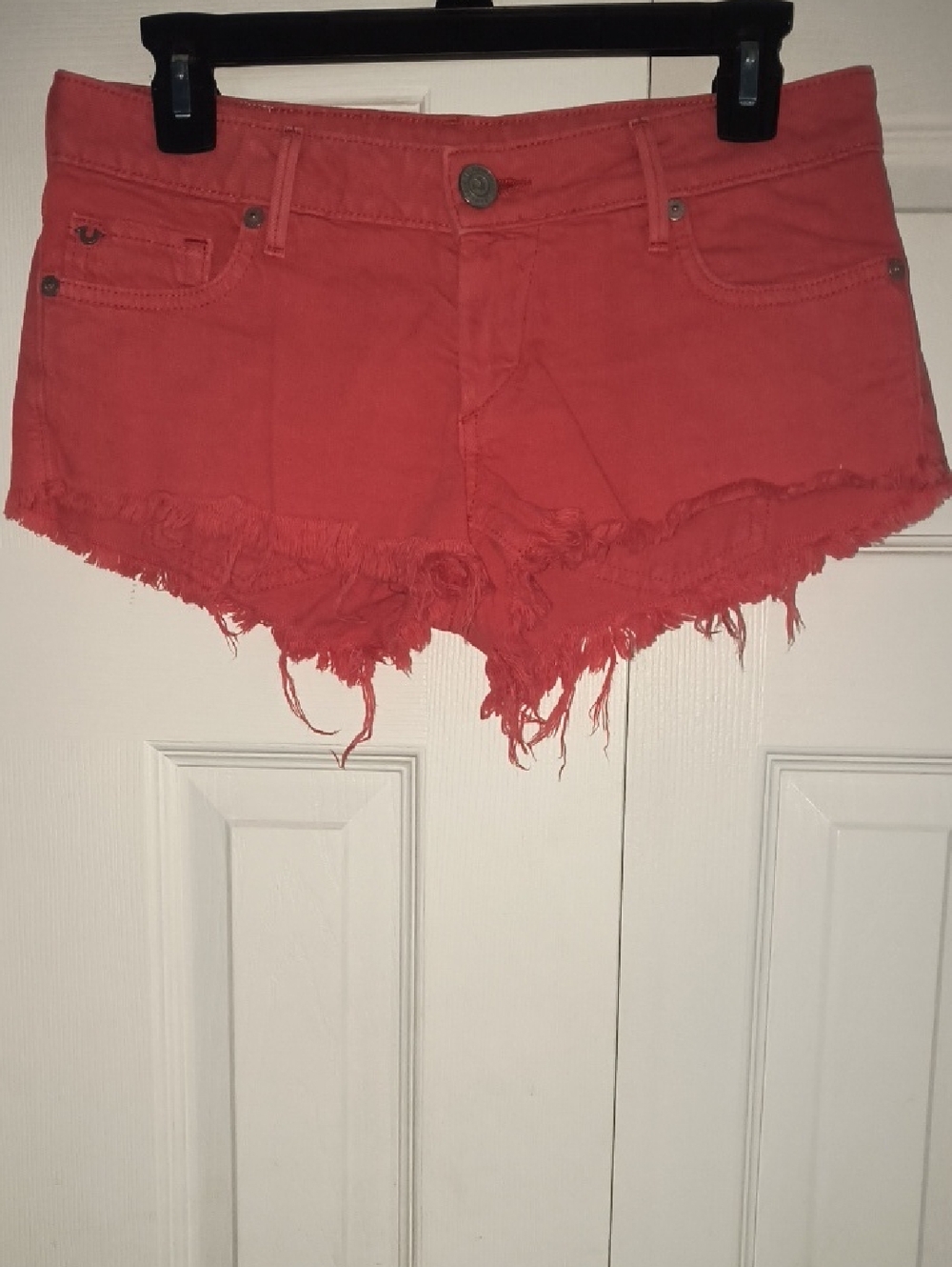 True Religion Joey Low Rise Flap Short Size 25